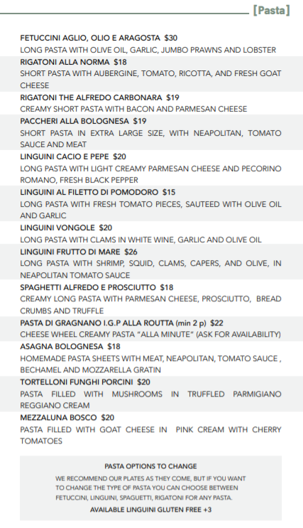 Lucca Trattoria Aruba