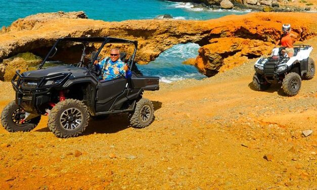 UTV or ATV to Aruba’s Secret Beach and Cave Pool Adventure