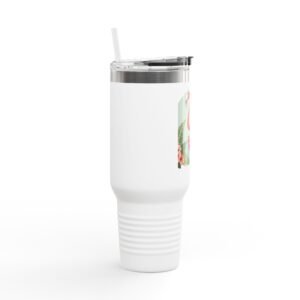 Tropical Flamingo Insulated Travel Mug - 40oz - Perfect for Summer Adventures