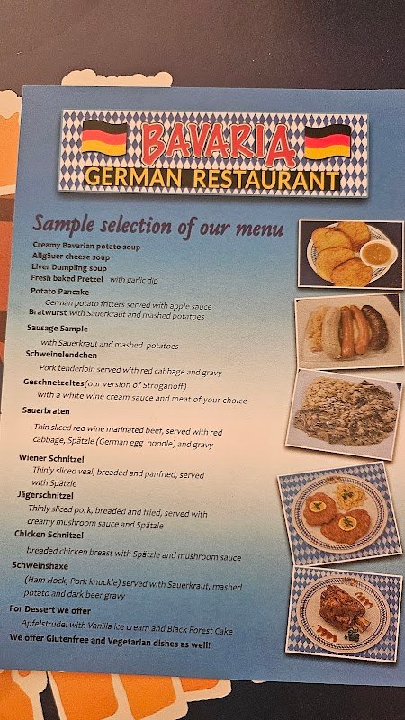 Bavaria Aruba Wiener Schnitzel crispy German dish