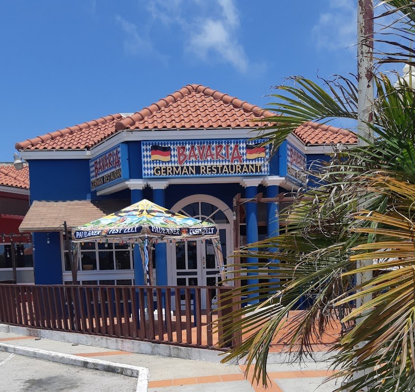 Bavaria restaurant Aruba German food Palm Beach exterior