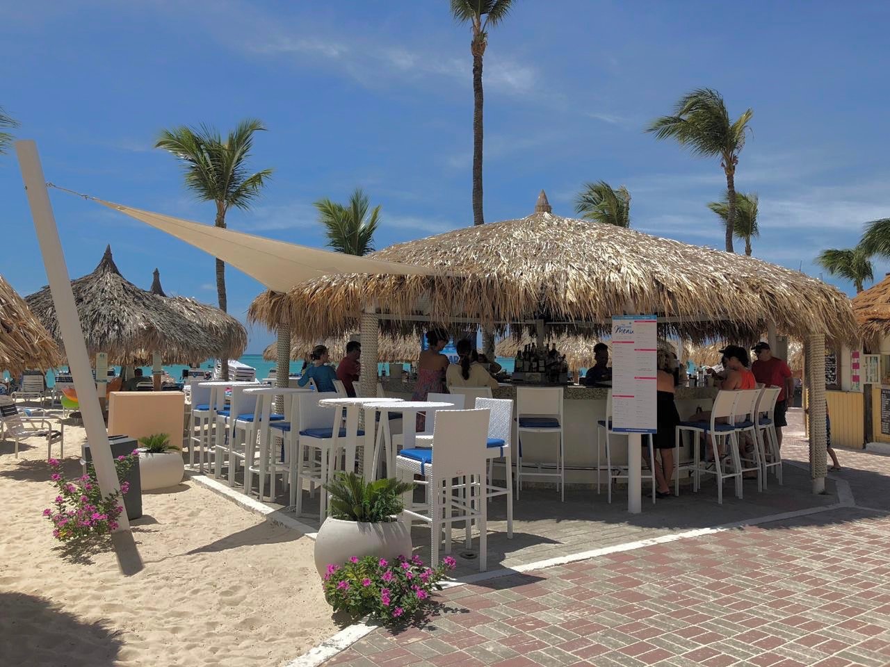 Amare Beach Bar interior