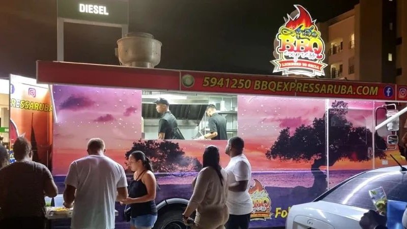 BBQ Express Aruba interior