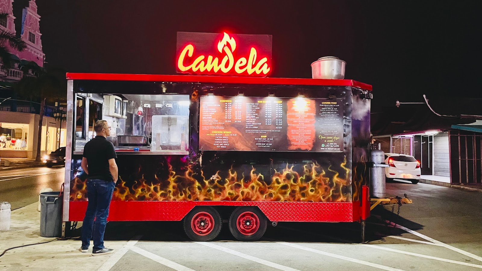 Candela Food Trailer interior