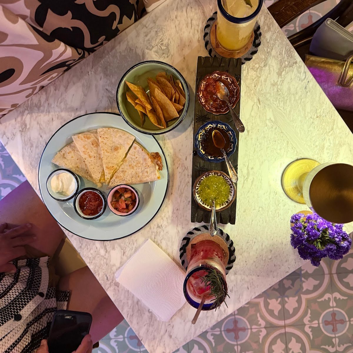 El Patio Tacos & Tequila interior and atmosphere
