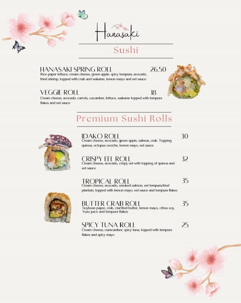 Hanasaki Sushi Bar, Aruba