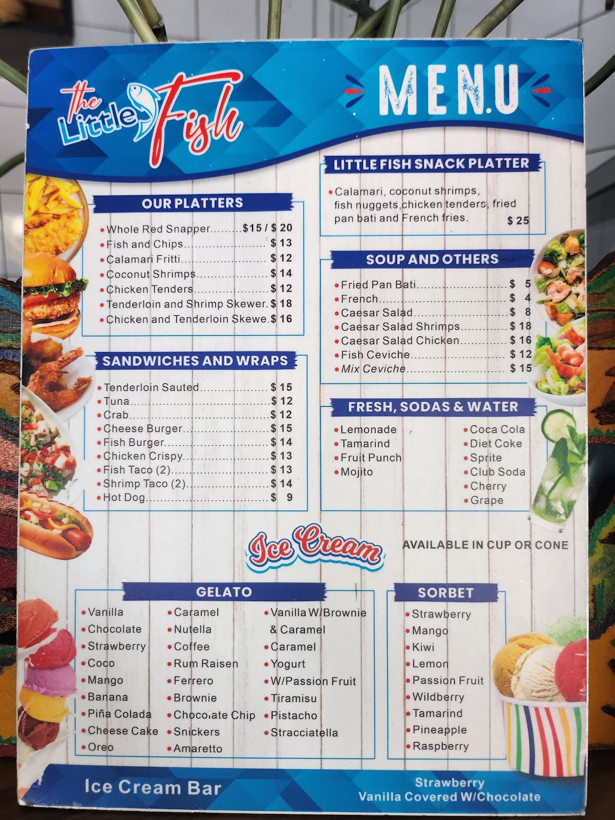 The Little Fish signature dishes