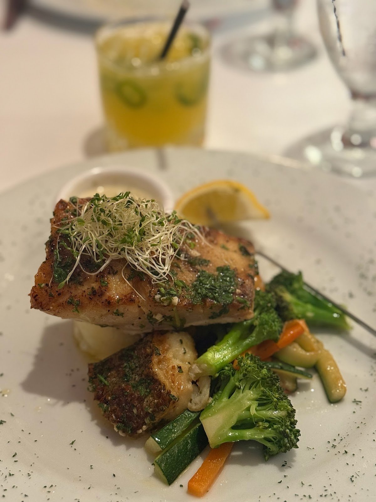 Opus Ocean & Grill dining experience