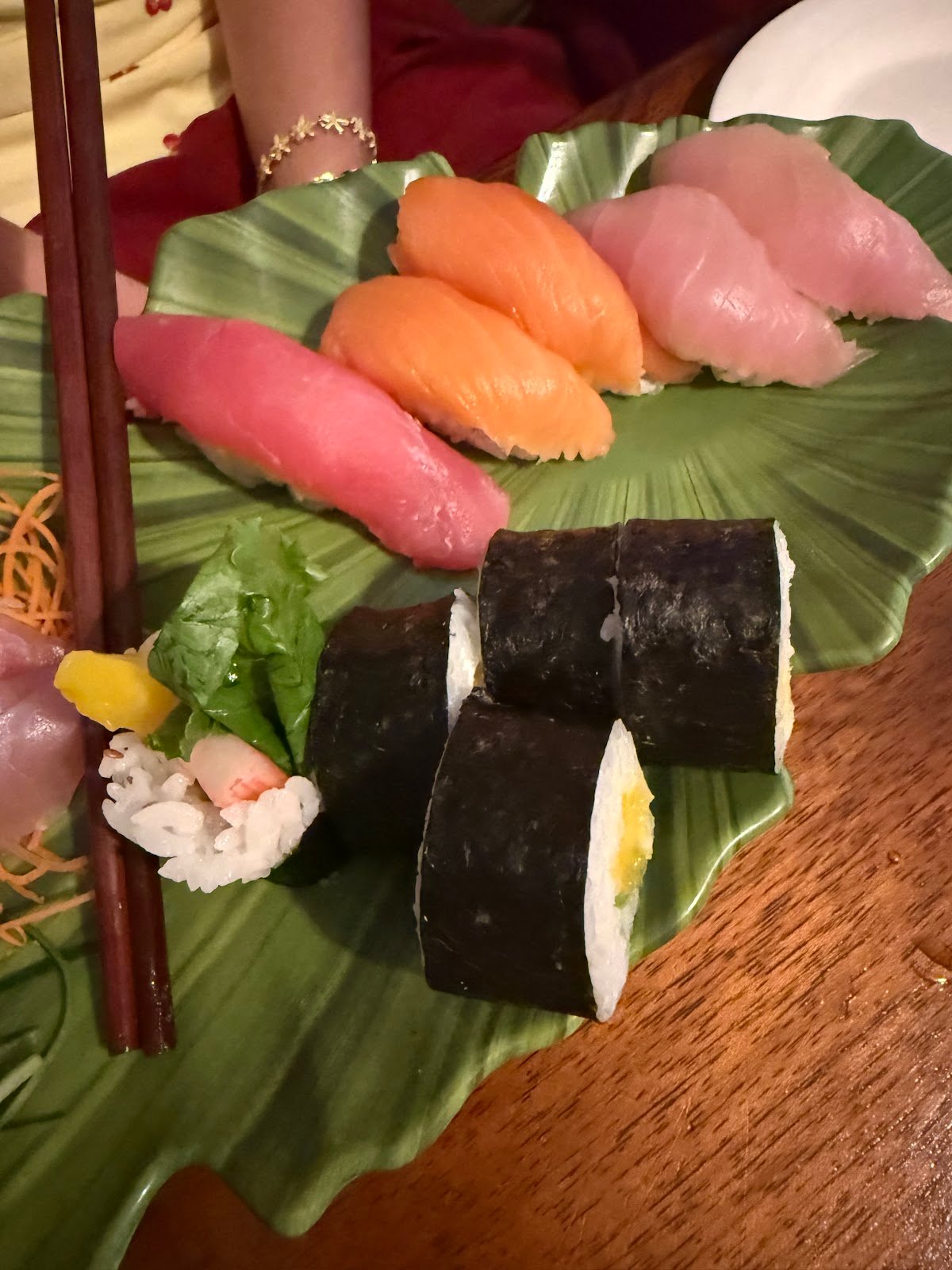 Tatami Sushi Bar dining