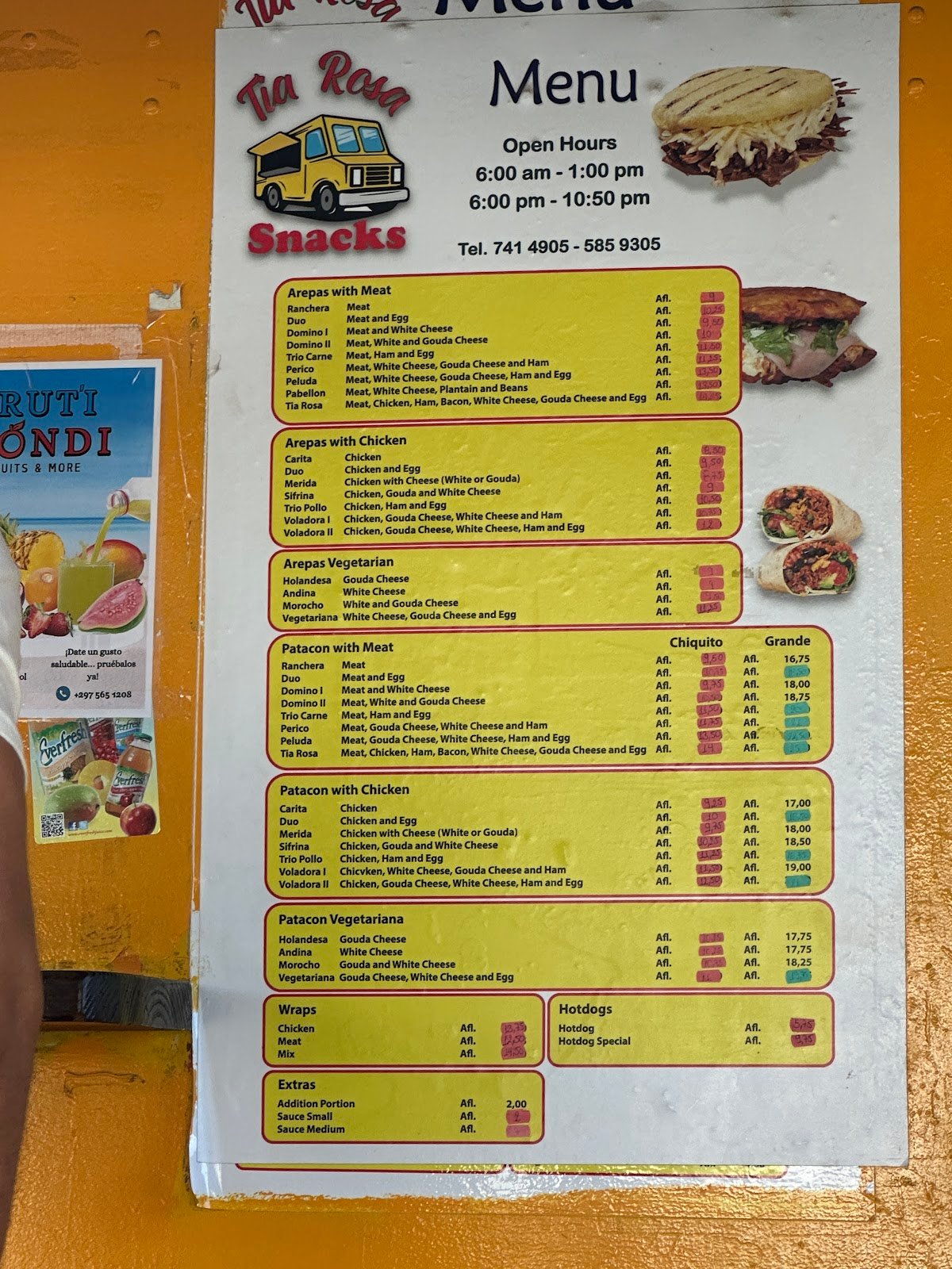 Tia Rosa Snack food and dishes