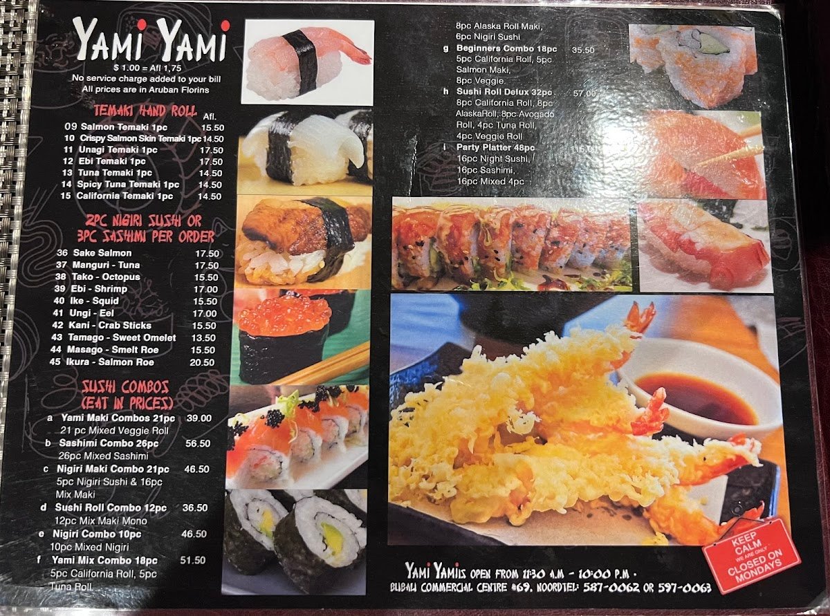 Yami Yami: Dutch Asian Cuisine signature dishes