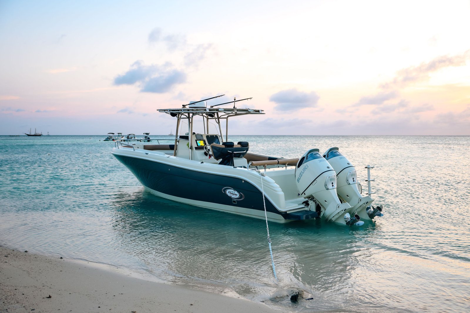 Captain Chris of Malmok Charters, who runs the private boat charter