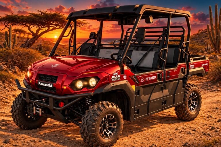 Kawasaki 5 Seater UTV rental in Aruba