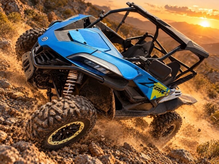 Couples UTV: Z-Force Blue 1 UTV rental in Aruba