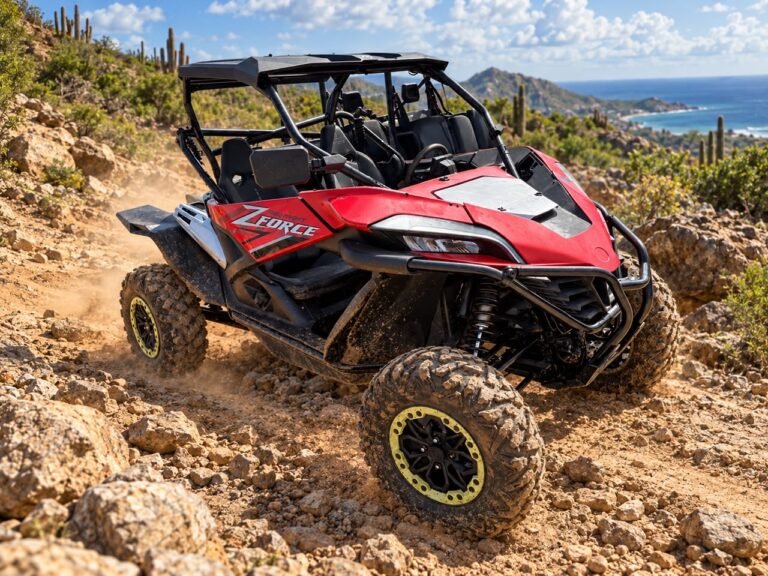 Couples UTV: Z-Force Red UTV rental in Aruba